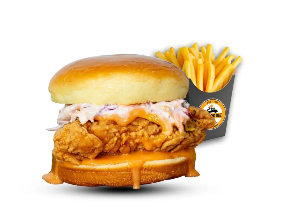 Coleslaw Fresh Chicken Burger
