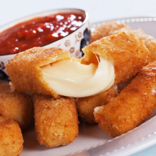 Mozzarella sticks 4 Pcs